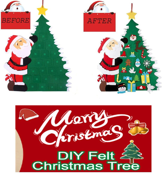 Felt Christmas Tree with Ornaments