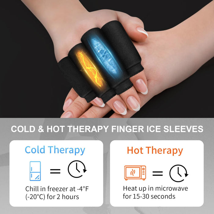 Finger Ice Sleeves - 4 Pack