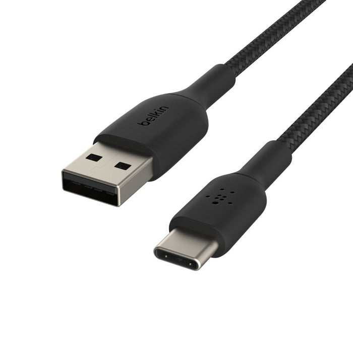 Belkin BoostCharge 3M USB-A to USB-C Braided Cable Black
