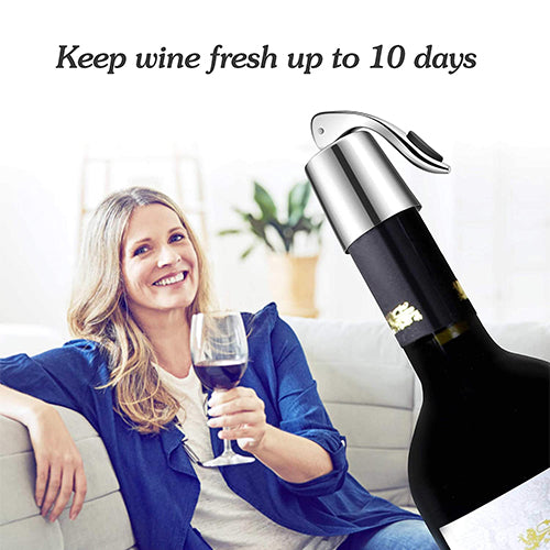 Stainless Steel Wine Bottle Stopper Keep It Fresh