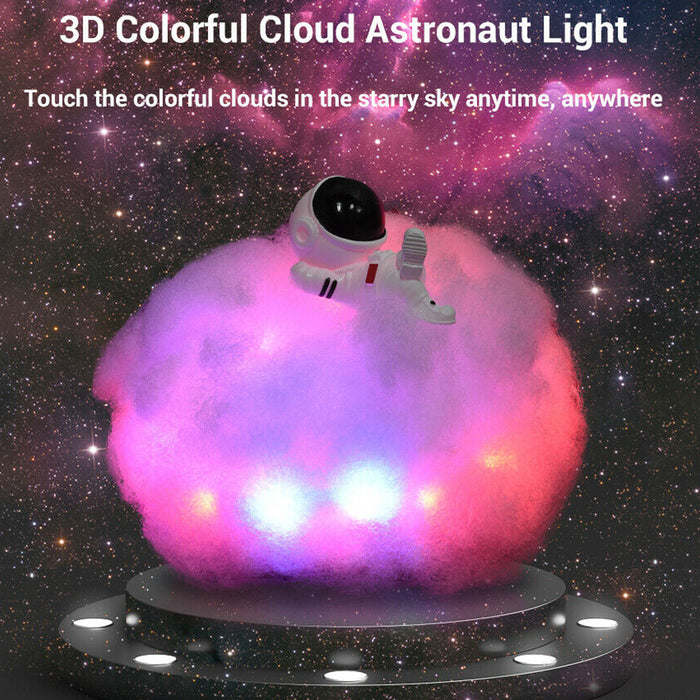 Colorful Clouds LED Astronaut Night Light- USB Plugged-in