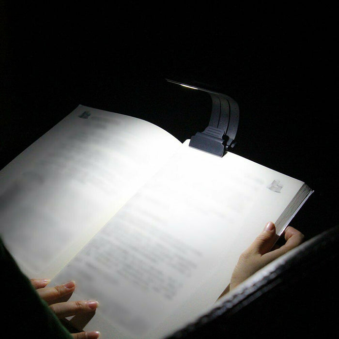 USB Rechargeable Portable LED Reading Booklight with Clip