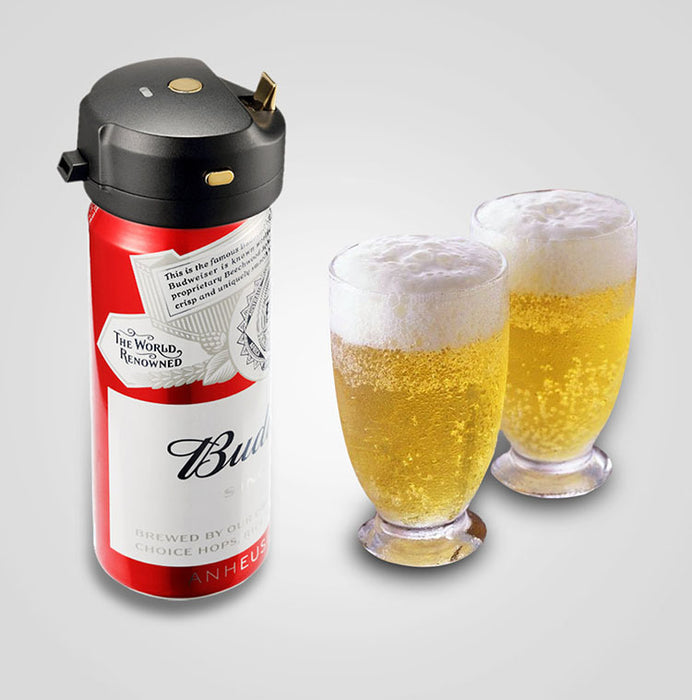 Portable Canned Beer Foamer Machine Enhance The Taste & Pour Easy