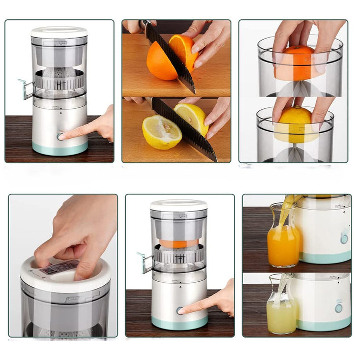 Portable Electric Juicer Multifunctional Household Juice Machine - USB Rechargeable