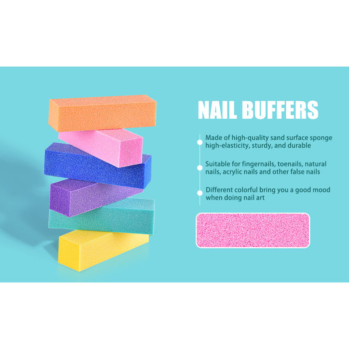 Manicure Nail Buffer and Sanding Blocks 8pk