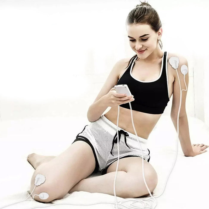 USB Rechargeable TENS Electric Pain Relief Pulse Massager