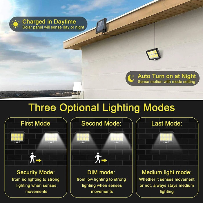 Solar LED Motion Sensor Security Light