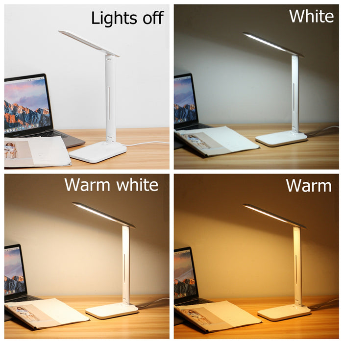 LED Desk Lamp with 5W Wireless Charging Function- USB Interface