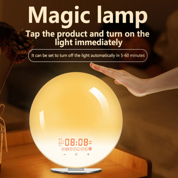 Creative Digital Alarm Clock Sunset and Sunlight Simulator- USB Powered