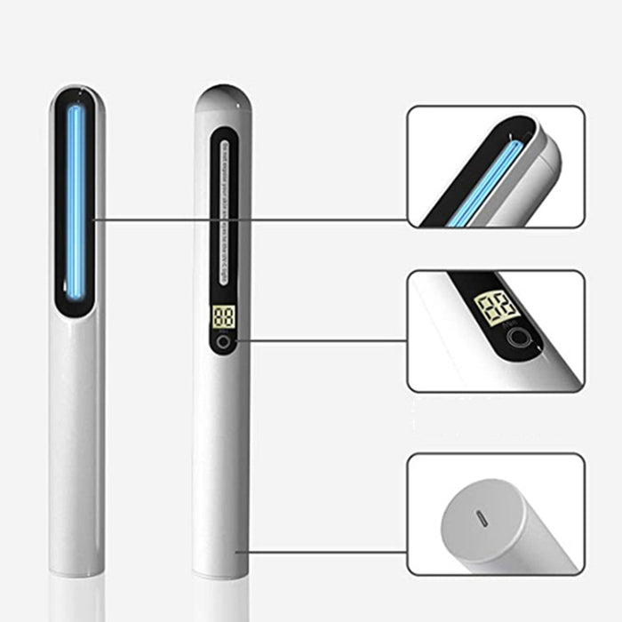 USB Charging Powerful UVC Light Handheld Sanitizer Wand-USB Rechargable