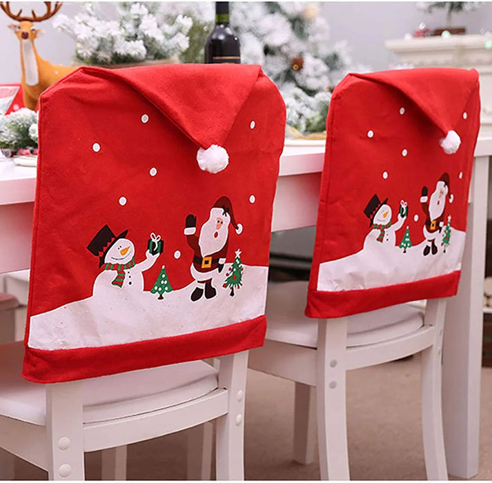 Christmas Chair Back Covers Decorations