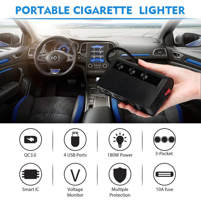 Multifunctional Smart USB Car Charger