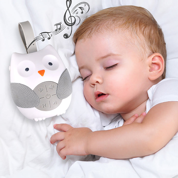 Portable Baby Soother White Noise Music Player Owl- Battery Powered