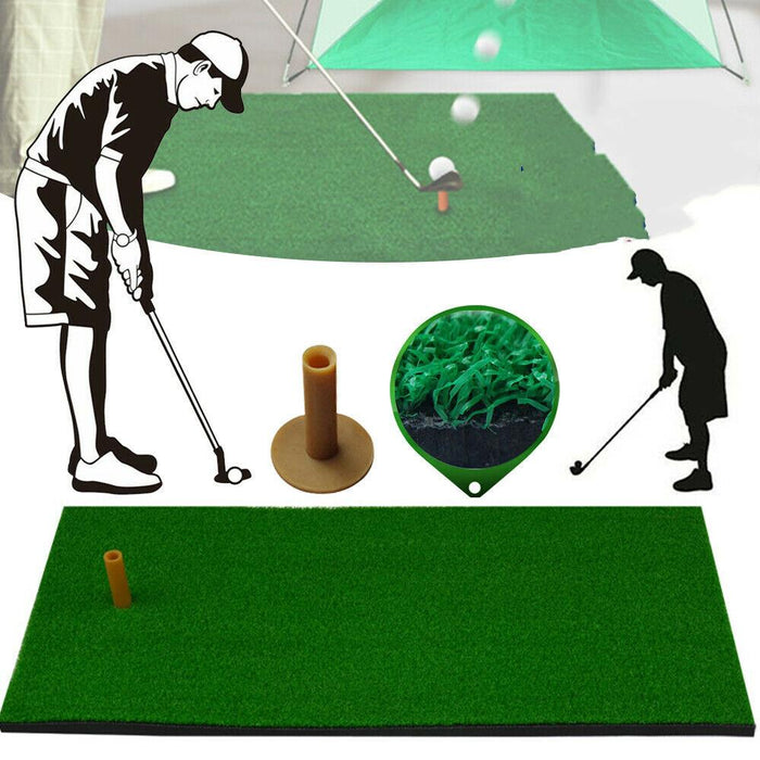 Golf Training Practice Mat & Tee