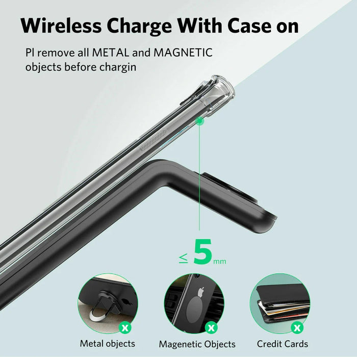 3 in 1 Wireless Charger Station For Apple