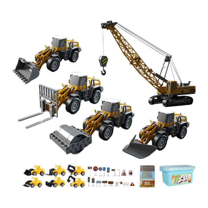 Inertia Powered Construction Vehicle Toys - 5 Piece Set