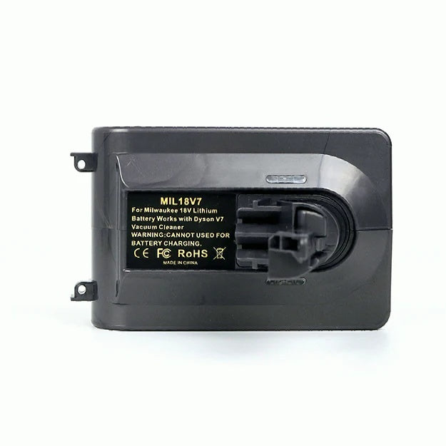 Milwaukee M18 18V Lithium Battery to Dyson V7 Adapter Converter