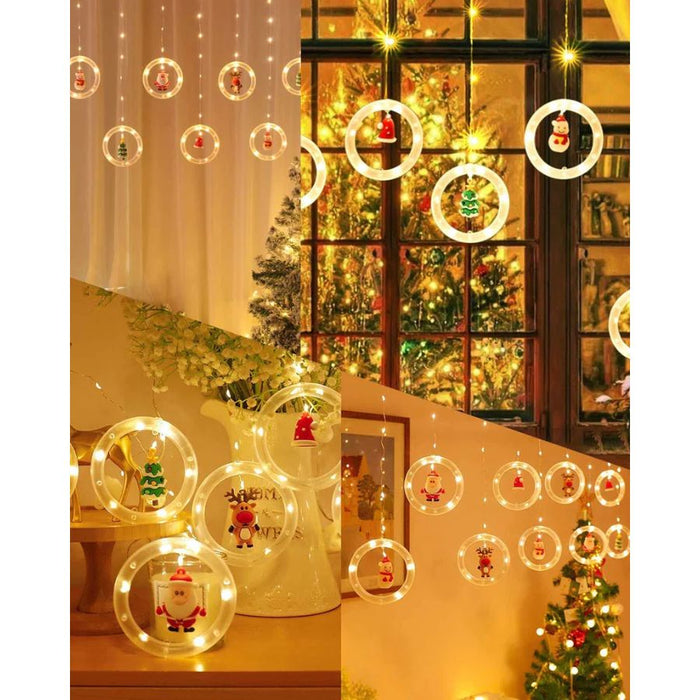Christmas Curtain Lights
