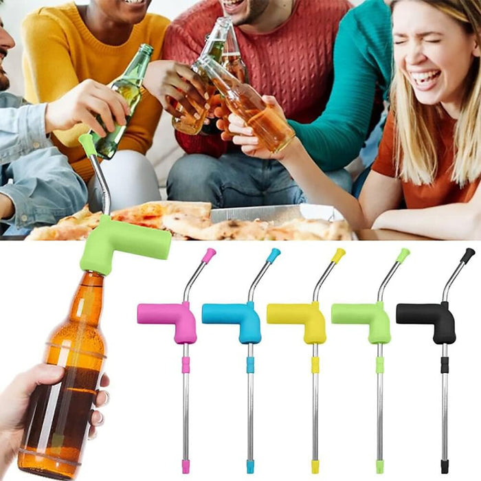 Beer Snorkel Straw and Funnel