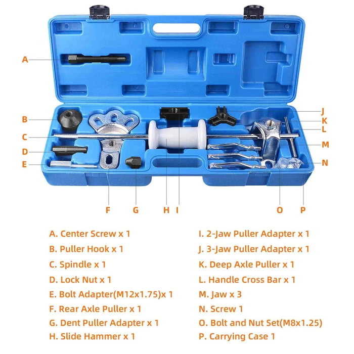 Slide Hammer Dent Puller Tool Kit