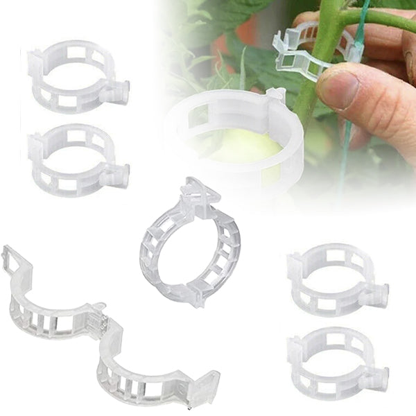 Garden Plant Support Veggie Clips - 100 Pack