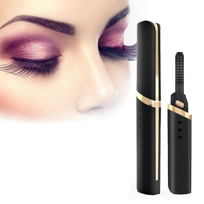 360 ° Rotary Head USB Rechargeable Quick Heating Long Lasting Eyelash Curling Device