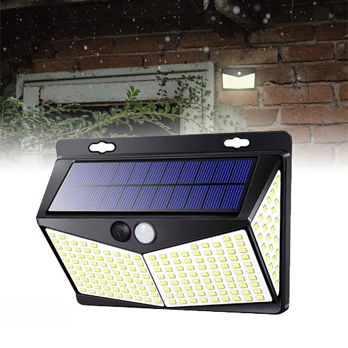 208 Led Motion Solar Outdoor Wall Light 3 Intelligent Modes