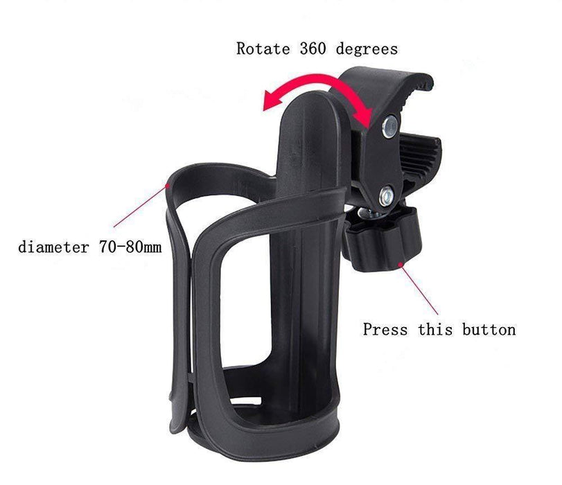 2 Pack Universal Drinks Holder Stroller Cup Holder