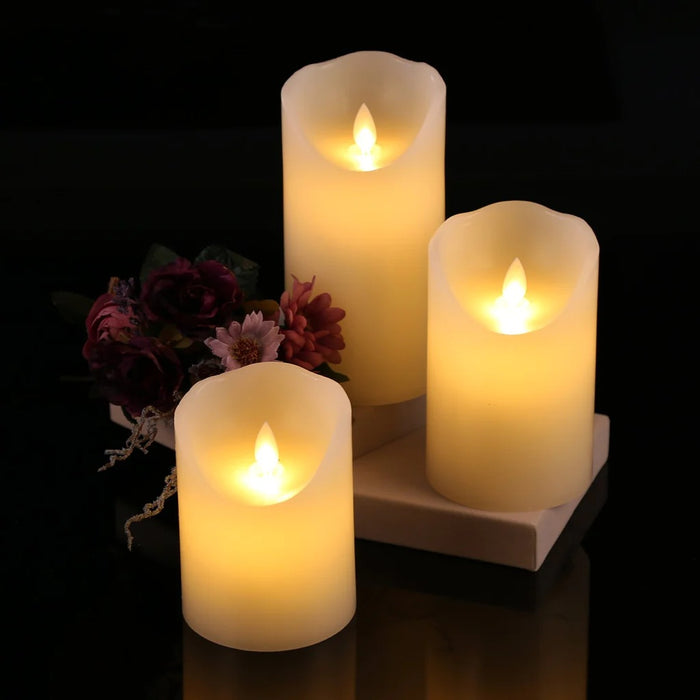 LED Flickering Candle